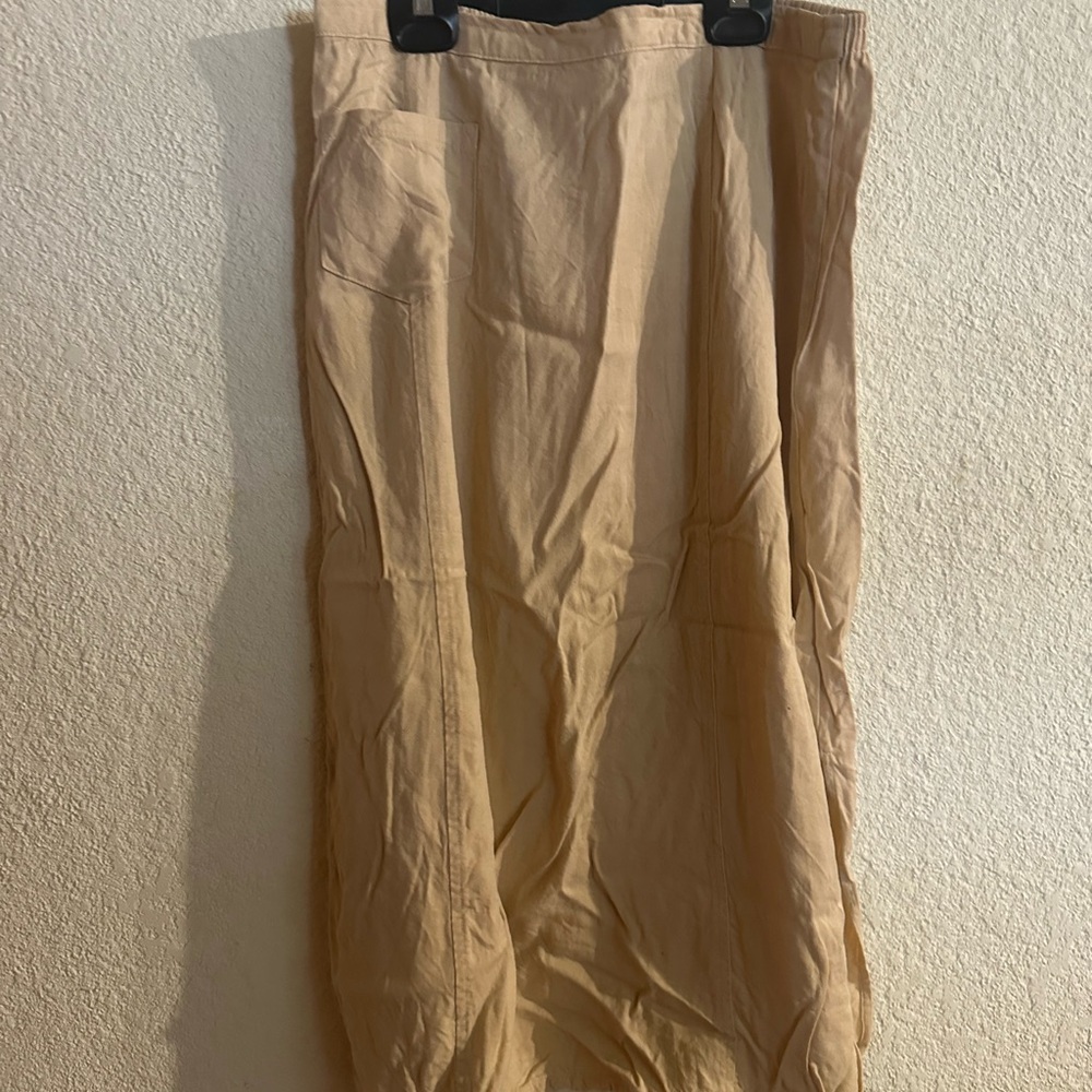 Sag Harbor Tan Maxi Skirt